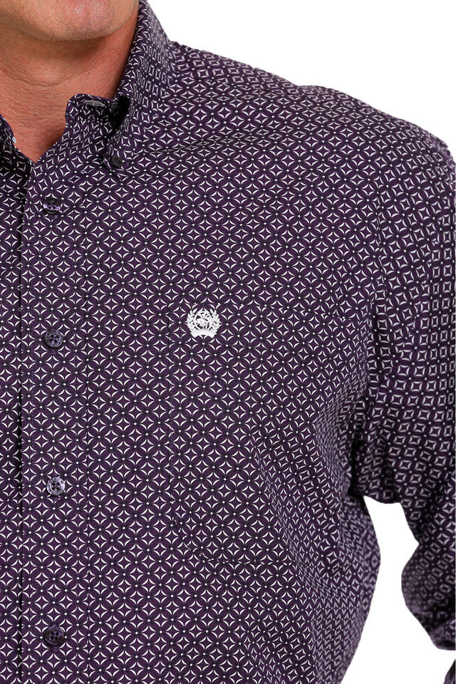 Cinch Men's Long Sleeve - Purple