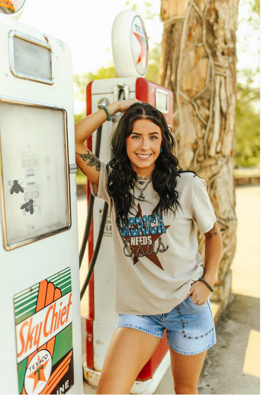 2 Fly America Needs Jesus T-Shirt