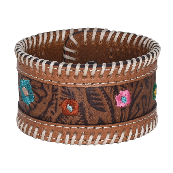 Justin Women's Tooled Leather Cuff Bracelet