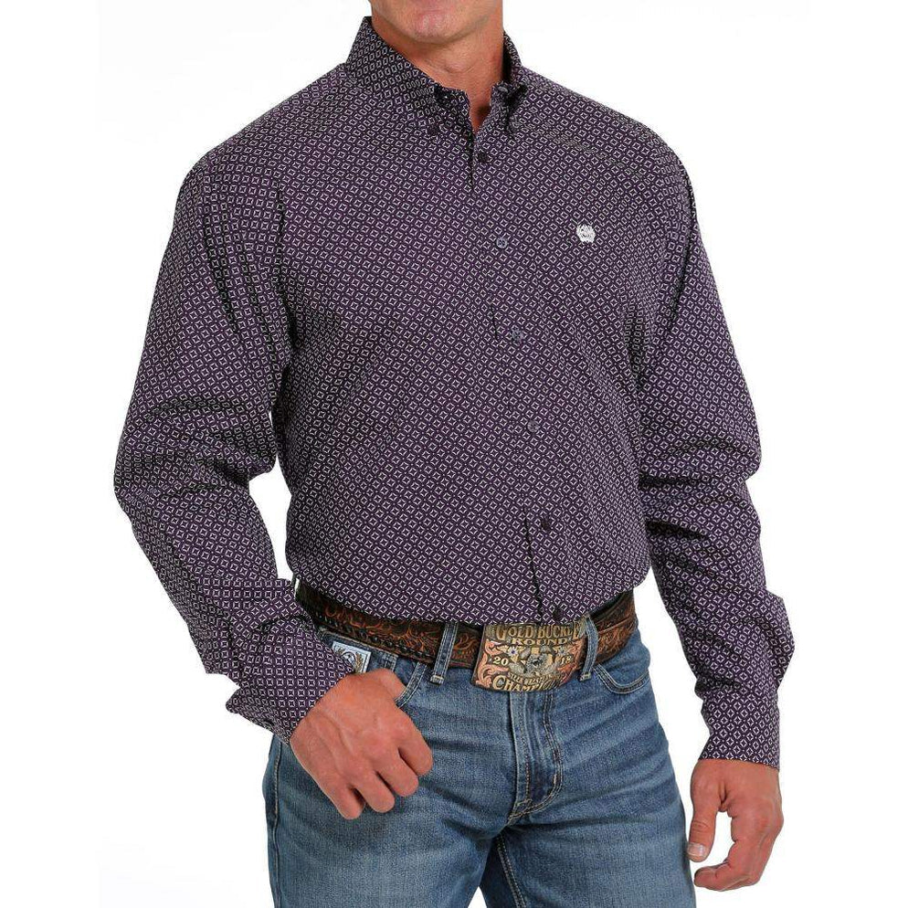 Cinch Men's Long Sleeve - Purple