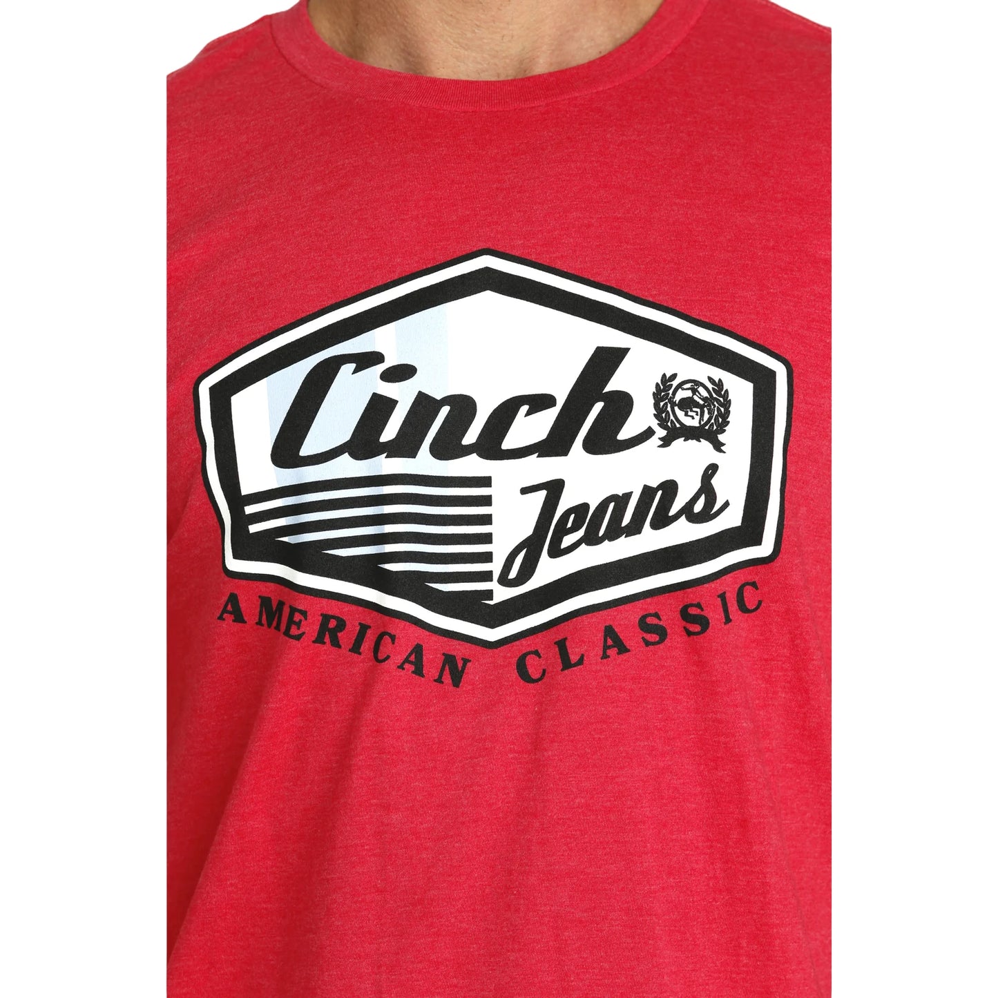 Cinch Men's Short Sleeve Tee - Red