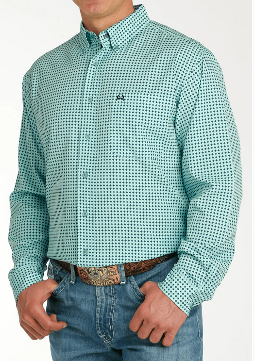 Cinch Men's LS Arenaflex - Turq