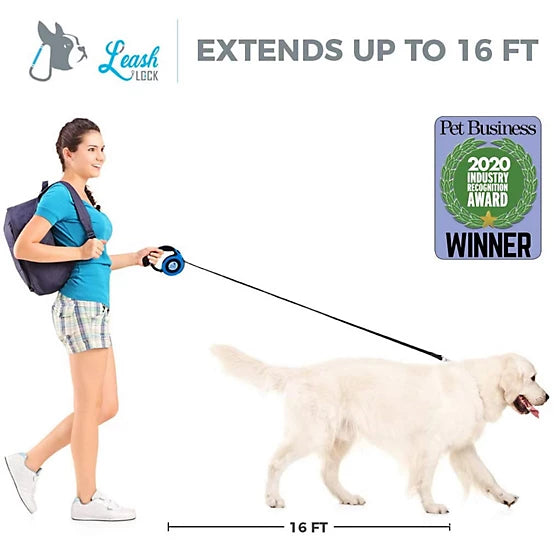 Leash Lock 16ft Blue