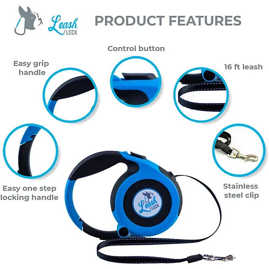 Leash Lock 16ft Blue