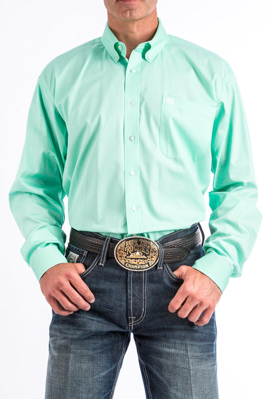 Cinch Men's Long Sleeve - Mint