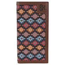 Red Dirt Hat Co Rodeo Style Leather & Canvas Multi Aztec